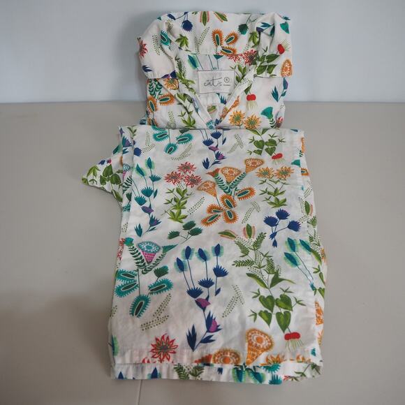 The Cat's Pajamas Botanical Gardens Shirt & Pants Set Women's Size Small - Picture 1 of 16